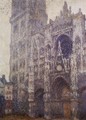 The Portal And The Tour D Albene Grey Weather - Claude Oscar Monet