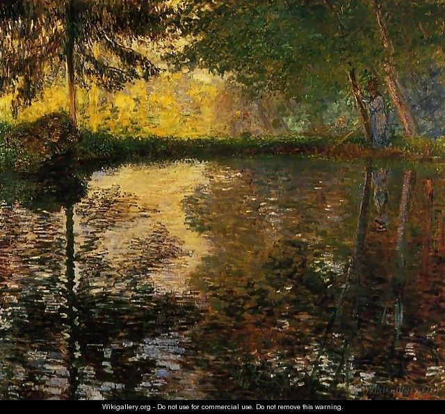 The Pond At Montgeron - Claude Oscar Monet