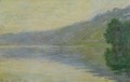 The Seine At Port Villez Harmony In Blue - Claude Oscar Monet