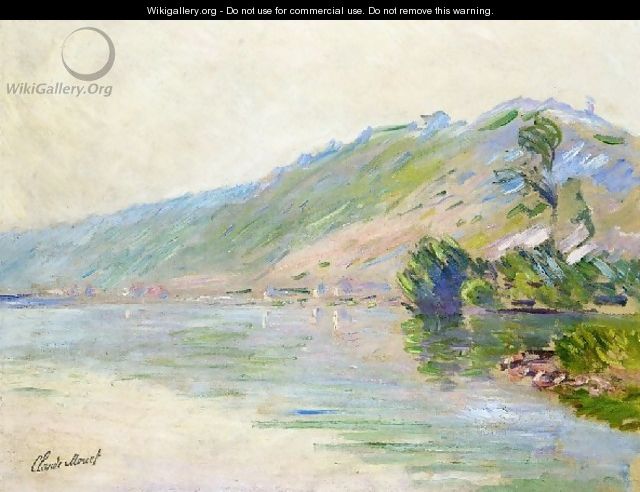 The Seine At Port Villes Clear Weather - Claude Oscar Monet