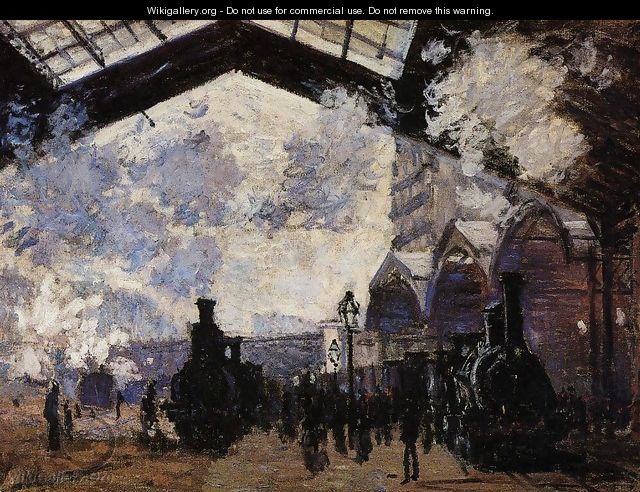 The Saint Lazare Station - Claude Oscar Monet