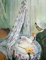 Jean Monet In His Cradle - Claude Oscar Monet