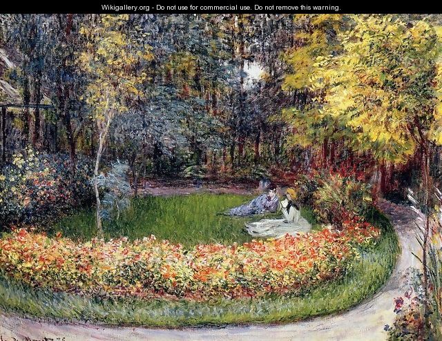 In The Garden - Claude Oscar Monet