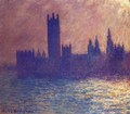 Houses Of Parlilament Sunlight Effect - Claude Oscar Monet