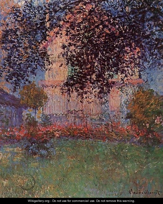 Monets House In Argenteuil - Claude Oscar Monet