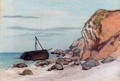 Saint Adresse Beached Sailboat - Claude Oscar Monet