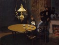 An Interior After Dinner - Claude Oscar Monet