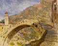 Bridge At Dolceacqua - Claude Oscar Monet