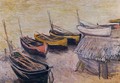 Boats On The Beach - Claude Oscar Monet