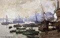 Boats In The Port Of London - Claude Oscar Monet