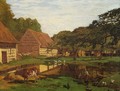 Farmyard In Normandy - Claude Oscar Monet