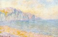 Cliffs At Pourville Morning - Claude Oscar Monet