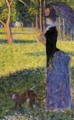 Woman With A Monkey - Georges Seurat