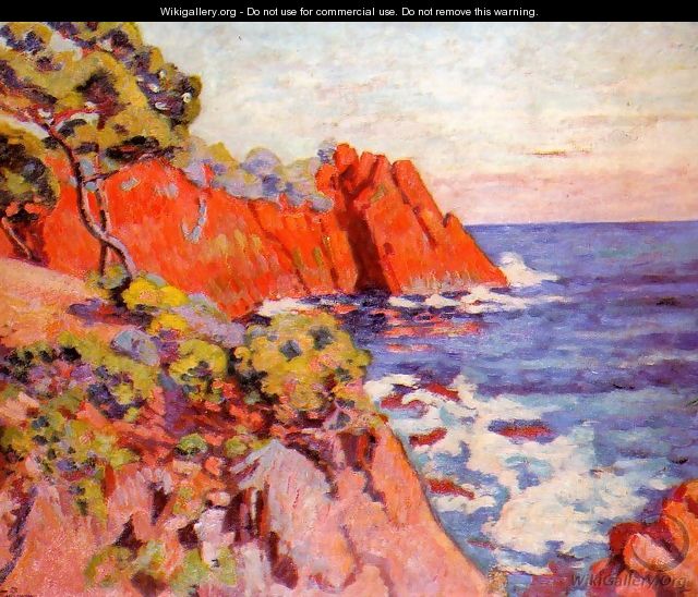 Rocks On The Coast At Agay - Armand Guillaumin