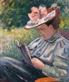 Madame Guillaumin Reading In The Garden - Armand Guillaumin