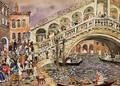 Rialto Bridge Aka The Rialto Bridge Venice - Maurice Brazil Prendergast