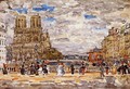 Notre Dame Paris - Maurice Brazil Prendergast
