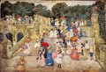 The Mall Central Park Aka Steps Central Park Or The Terrace Bridge Central Park - Maurice Brazil Prendergast