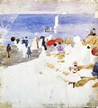 Sketch Figures On Beach Aka Early Beach - Maurice Brazil Prendergast