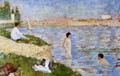 Bathers In The Water - Georges Seurat