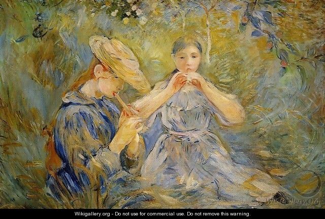 The Flageolet - Berthe Morisot