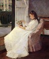 The Artist's Sister at a Window 1869 - Berthe Morisot