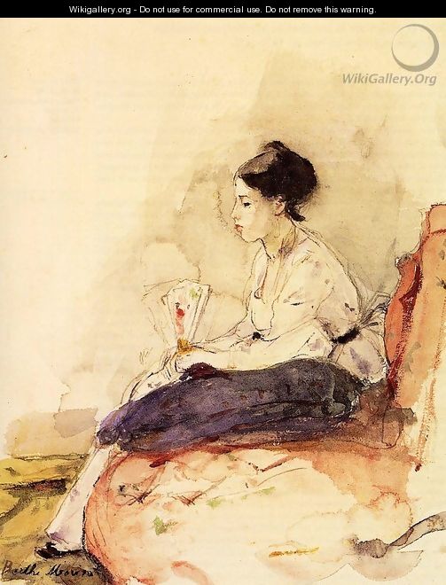 On The Sofa - Berthe Morisot