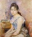 Young Woman In A Blue Blouse2 - Berthe Morisot