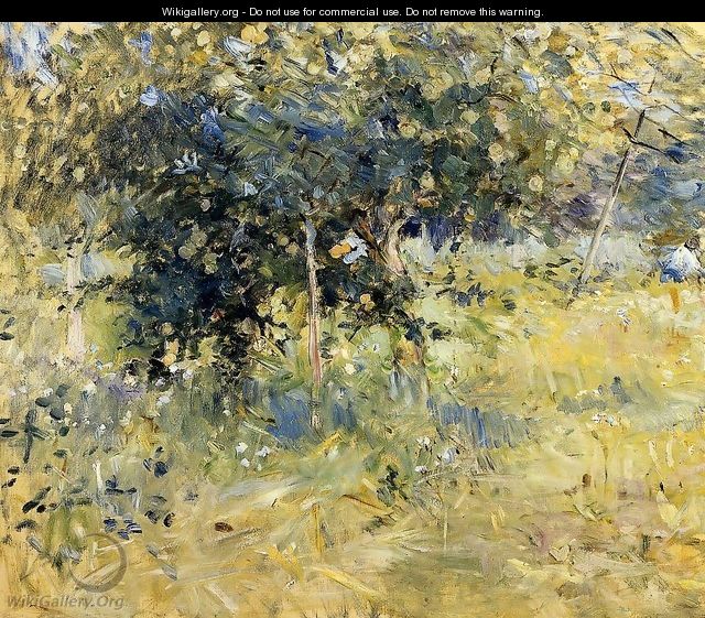 Willows In The Garden At Bougival - Berthe Morisot