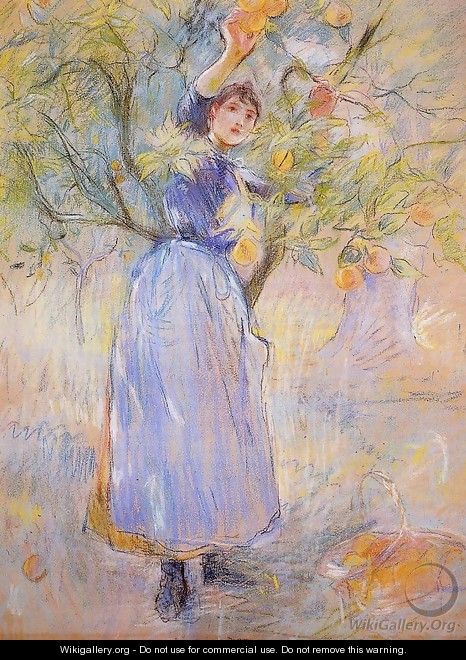 The Orange Picker2 - Berthe Morisot