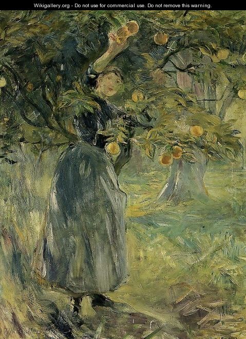The Orange Picker - Berthe Morisot