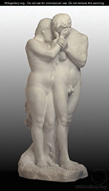 Paul Adam And Eve Early 1900s - Albert Bartholome