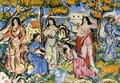 Figures In A Landscape - Maurice Brazil Prendergast