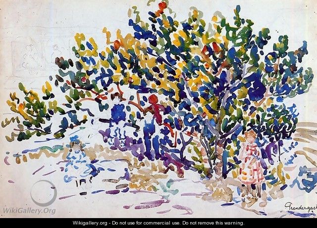 Children In The Tree - Maurice Brazil Prendergast