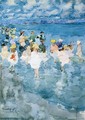 Children At The Beach - Maurice Brazil Prendergast