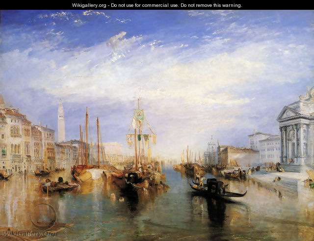 The Grand Canal, Venice 1835 - Joseph Mallord William Turner The Grand Canal, Venice 1835 - Joseph Mallord William Turner