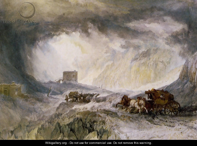 Passage Of Mount Cenis - Joseph Mallord William Turner
