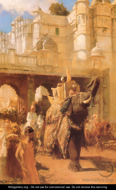 A Royal Procession - Edwin Lord Weeks