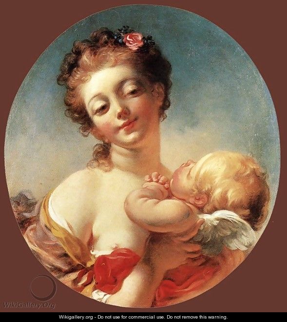 Venus and Cupid c. 1760 - Jean-Honore Fragonard