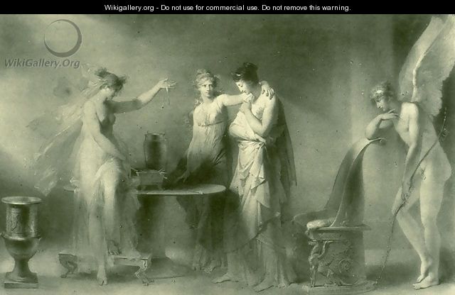 Psyche And Her Two Sisters - Jean-Honore Fragonard Psyche And Her Two Sisters - Jean-Honore Fragonard