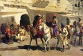 Leaving For The Hunt At Gwalior - Edwin Lord Weeks