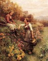 Marie And Diane - Daniel Ridgway Knight