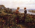 Gossiping - Daniel Ridgway Knight