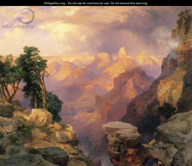 Grand Canyon With Rainbows - Thomas Moran