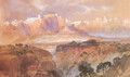 Cliffs Of The Rio Virgin South Utah - Thomas Moran