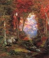The Autumnal Woods (Under The Trees) - Thomas Moran