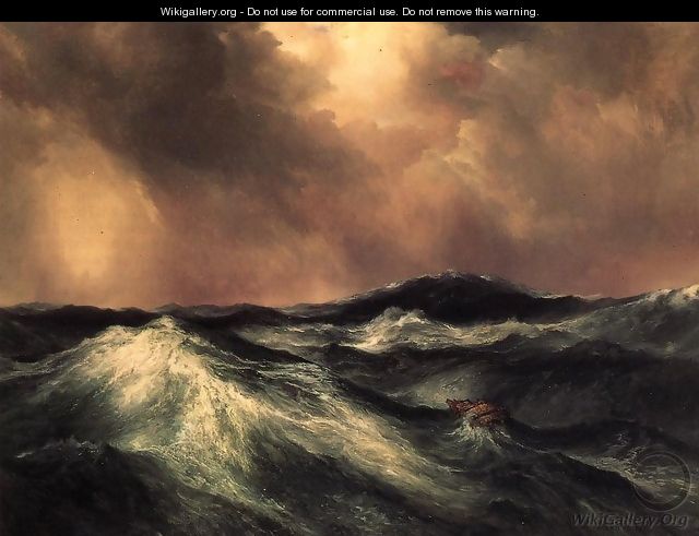 The Angry Sea - Thomas Moran
