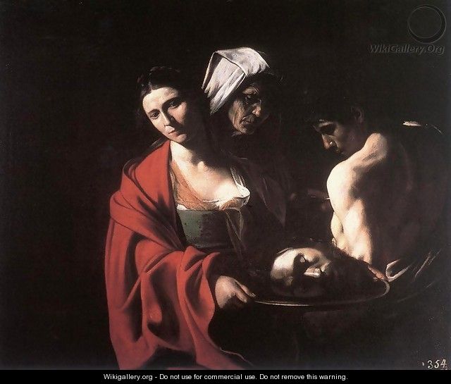 Salome with the Head of the Baptist c. 1609 - Caravaggio