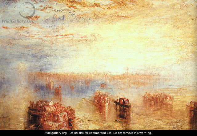 Approach to Venice 1843 - Joseph Mallord William Turner
