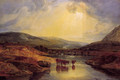 Abergavenny Bridge Monmountshire Clearing Up After A Showery Day - Joseph Mallord William Turner
